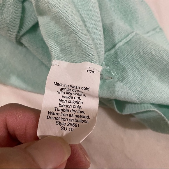 🎈J Crew cardigan green cardigan size XS - Picture 4 of 4